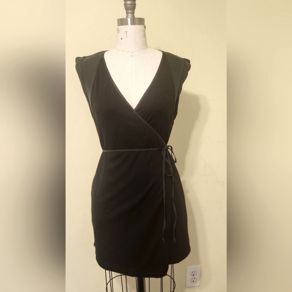 Free people mini wrap dress
